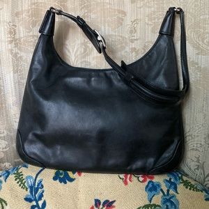 Vintage Coach 8312 Black Nappa Leather Slim Mini Hobo “Girlie”